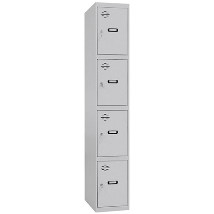 Vestiaire métallique monté 1800x400x500 - Gris - SIMON RACK - 8435104935200