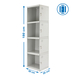 Vestiaire métallique 1800x300x500 - Gris - SIMON RACK - 8435104936344
