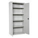 Vestiaire métallique 1800x800x400 - 4 niveaux Gris - SIMON RACK - 8435104936382