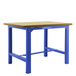 Kit établi mobile Bricolage - 865x1800x750 - 1 niveau Bleu/Bois - SIMON RACK - 8435104936658