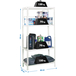 Étagère en kit charge légère sans vis 1600x800x300 - 4 niveaux Blanc - SIMON RACK - 8435104937396