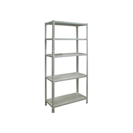 Étagère en kit charge légère sans vis 1800x800x300 - 5 niveaux Gris - SIMON RACK - 8435104937464