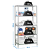Étagère en kit charge légère sans vis 1800x800x300 - 5 niveaux Galvanisé - SIMON RACK - 8435104937471