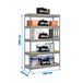 Étagère charge moyenne 300 kg 2000x1000x450 - 5 niveaux Bois - SIMON RACK - 8435104938621