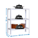 Rayonnage intérieur 900x1000x300 - 3 niveaux Blanc - SIMON RACK - 8435104938904