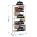 Rayonnage de bureau charge légère sans vis 1800x800x360 - 5 niveaux Blanc - SIMON RACK - 8435104939383