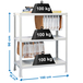 Rayonnage de bureau charge légère sans vis 900x1000x360 - 3 niveaux Blanc - SIMON RACK - 8435104939406