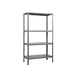Rayonnage de bureau charge légère sans vis 1600x1000x360 - 4 niveaux Gris - SIMON RACK - 8435104939413