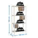 Rayonnage de bureau charge légère sans vis 1600x1000x360 - 4 niveaux Blanc - SIMON RACK - 8435104939420