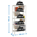 Rayonnage de bureau charge légère sans vis 1800x1000x360 - 5 niveaux Blanc - SIMON RACK - 8435104939444