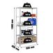 Rayonnage métallique léger sans vis 1800x900x400 - 5 niveaux Gris - SIMON RACK - 8435104939468