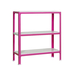 Rayonnage intérieur 900x800x300 - 3 niveaux Rose/Blanc - SIMON RACK - 8435104939987