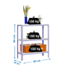 Rayonnage intérieur 900x800x300 - 3 niveaux Blanc - SIMON RACK - 8435104939994