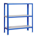 Rayonnage intérieur 900x800x300 - 3 niveaux Bleu/Blanc - SIMON RACK - 8435104940013