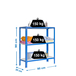 Rayonnage intérieur 900x800x300 - 3 niveaux Bleu/Blanc - SIMON RACK - 8435104940013