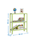 Rayonnage intérieur 900x800x400 - 3 niveaux Vert/Blanc - SIMON RACK - 8435104940044
