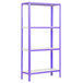 Rayonnage intérieur 1600x800x300 - 4 niveaux Blanc - SIMON RACK - 8435104940075