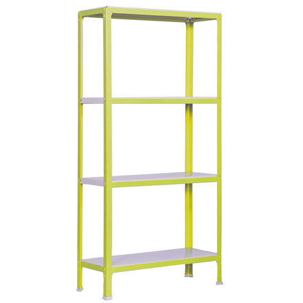 Rayonnage intérieur 1600x800x400 - 4 niveaux Vert/Blanc - SIMON RACK - 8435104940129