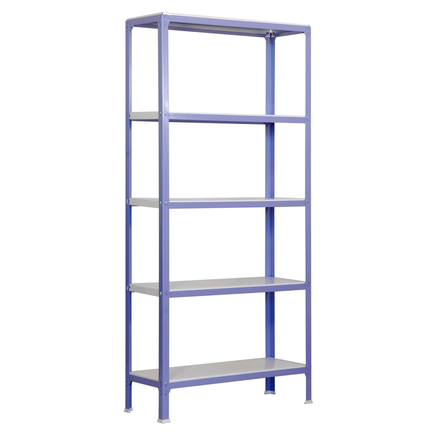 Rayonnage intérieur 1800x800x400 - 5 niveaux Blanc - SIMON RACK - 8435104940198