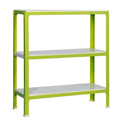 Rayonnage intérieur 900x1000x300 - 3 niveaux Vert/Blanc - SIMON RACK - 8435104940242