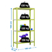 Rayonnage intérieur 1600x1000x300 - 4 niveaux Vert/Blanc - SIMON RACK - 8435104940327