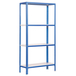 Rayonnage intérieur 1600x1000x300 - 4 niveaux Bleu/Blanc - SIMON RACK - 8435104940334