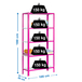 Rayonnage intérieur 1800x1000x300 - 5 niveaux Rose/Blanc - SIMON RACK - 8435104940389