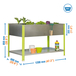 Jardinière extérieure - 850x1200x600 - 2 niveaux Vert/Galvanisé - SIMON RACK - 8435104941539
