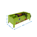 Jardinière extérieure - 410x700x300 - 1 niveau Vert - SIMON RACK - 8435104942345