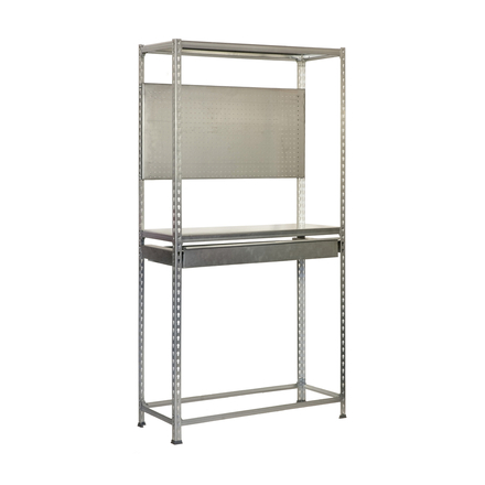 Rayonnage pour garage auto - 2000x1200x400 - 3 niveaux Galvanisé - SIMON RACK - 8435104944189