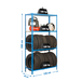Rayonnage pour garage auto - 2000x1200x400 - 4 niveaux Bleu - SIMON RACK - 8435104944257