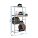 Rayonnage pour garage auto - 2000x1200x400 - 4 niveaux Gris - SIMON RACK - 8435104944295