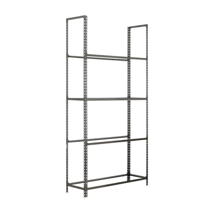 Rayonnage pour garage auto - 2000x1000x300 - 4 niveaux Gris - SIMON RACK - 8435104944585