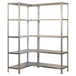 Étagère en kit charge légère sans vis 2000x1400x400 - 10 niveaux Galvanisé - SIMON RACK - 8435104944738