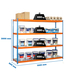 Étagère mobile charge moyenne 400kg - 2000x1500x600 - 4 niveaux Bleu/Orange - SIMON RACK - 8435104946664