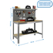 Kit établi Bricolage - 1445x1510x610 - 3 niveaux Gris/Bois - SIMON RACK - 8435104946909