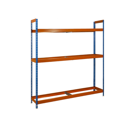 Rayonnage pour garage auto - 2000x1500x450 - 3 niveaux Bleu/Orange - SIMON RACK - 8435104947449