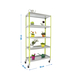 Étagère mobile de jardin - 1875x900x500 - 5 niveaux Vert - SIMON RACK - 8435104948132