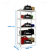 Étagère mobile charge moyenne 400kg - 2000x1800x600 - 4 niveaux Galvanisé - SIMON RACK - 8435104949757
