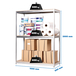 Étagère mobile charge moyenne 400kg - 2000x1500x600 - 3 niveaux Bois - SIMON RACK - 8435104949979