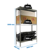 Étagère mobile charge moyenne 400kg - 2000x1800x450 - 3 niveaux Galvanisé - SIMON RACK - 8435104950227