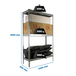 Étagère charge moyenne 500 à 600kg - 2000x2400x600 - 3 niveaux Galvanisé - SIMON RACK - 8435104951392