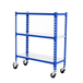 Rayonnage mobile métallique léger sans vis 975x1000x500 - 3 niveaux Bleu - SIMON RACK - 8435104953167