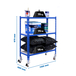 Rayonnage mobile métallique léger sans vis 975x1100x500 - 3 niveaux Bleu - SIMON RACK - 8435104953181