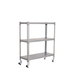 Rayonnage mobile métallique léger sans vis 975x1100x500 - 3 niveaux Galvanisé - SIMON RACK - 8435104953211