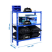 Rayonnage métallique léger sans vis 900x800x300 - 3 niveaux Bleu - SIMON RACK - 8435104953242