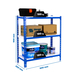 Rayonnage métallique léger sans vis 900x800x500 - 3 niveaux Bleu/Blanc - SIMON RACK - 8435104953549