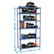 Rayonnage métallique léger sans vis 2500x1000x500 - 6 niveaux Bleu - SIMON RACK - 8435104954126