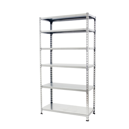 Rayonnage métallique léger sans vis 2500x1000x500 - 6 niveaux Galvanisé - SIMON RACK - 8435104954133