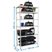 Rayonnage métallique léger sans vis 2500x1000x500 - 6 niveaux Galvanisé - SIMON RACK - 8435104954133